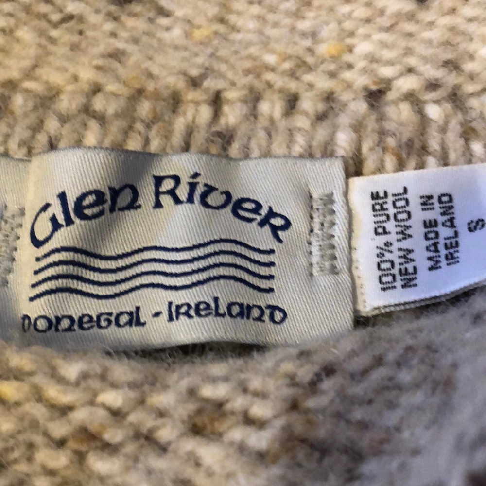 Irish wool sweater. Size small.